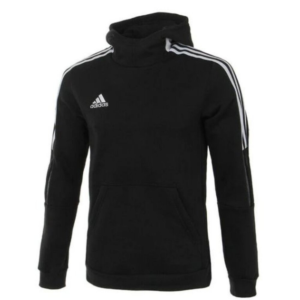 adidas Tiro 21 Hooded Sweatshirt with kangeroo pouch black
